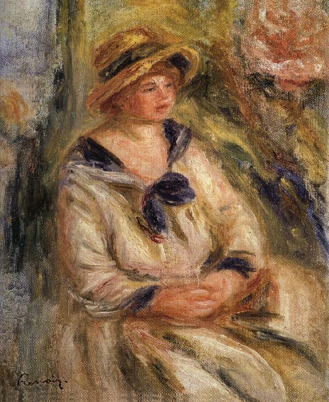 Pierre-Auguste Renoir Etude pour un portrait Sweden oil painting art